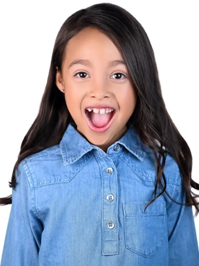 Photo of a kid laughing